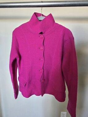 Jane Ashley Pink Pea Coat Size XL